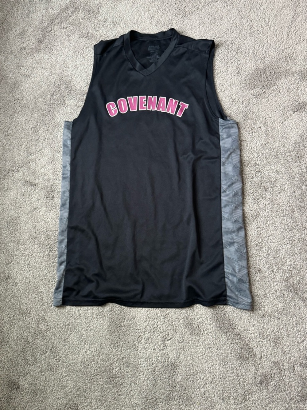 Augusta Sportswear Covenant Basketball Jersey SIZE M Black Sleeveless #13 Top